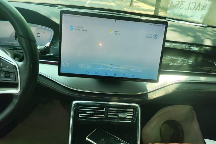 Used BYD Tang New Energy 2022 DM-p 215KM Four-Wheel Drive Flagship Model Audio And AC Panel