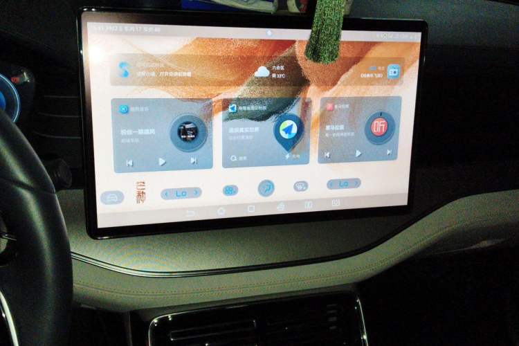 Used BYD Tang New Energy 2022 DM-p 215KM Four-Wheel Drive Flagship Model Audio And AC Panel