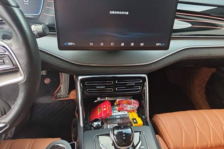 Used BYD Tang New Energy 2022 DM-p 215KM Four-Wheel Drive Flagship Model Audio And AC Panel