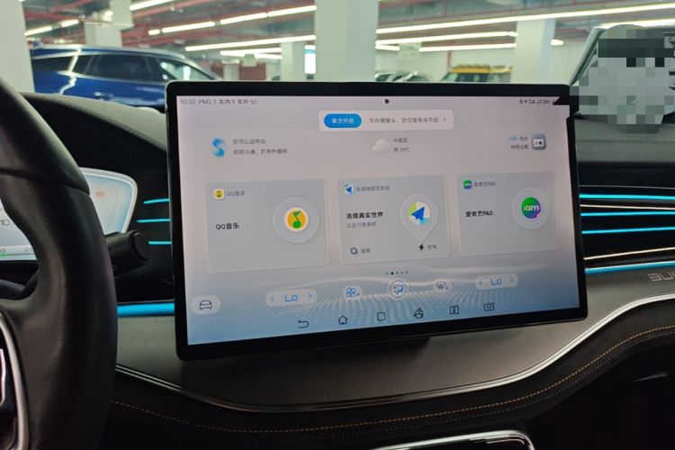 Used BYD Tang New Energy 2022 DM-p 215KM Four-Wheel Drive Flagship Model Audio And AC Panel