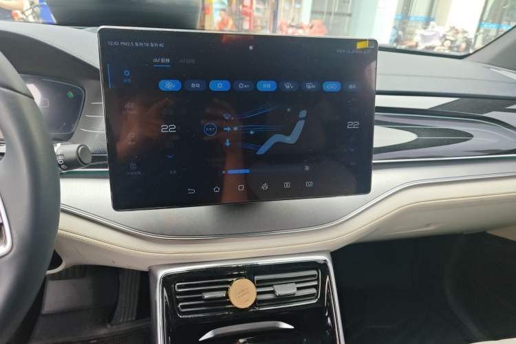Used BYD Tang New Energy 2022 DM-p 215 km All-Wheel-Drive Deluxe Model Audio And AC Panel