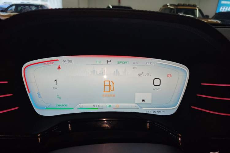 Used BYD Tang New Energy 2022 DM-p 215KM Four-Wheel Drive Flagship Model Instrument Cluster