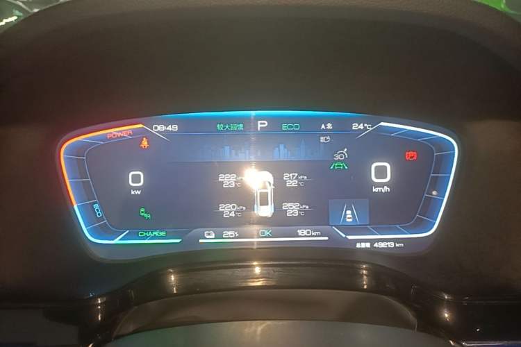 Used BYD Tang New Energy 2022 EV 730KM Luxury Model Instrument Cluster