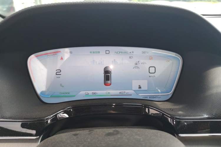 Used BYD Tang New Energy 2022 EV 730KM Luxury Model Instrument Cluster