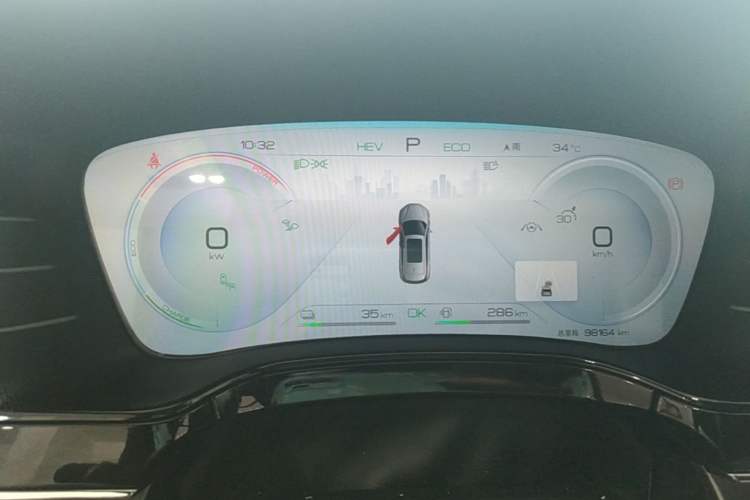 Used BYD Tang New Energy 2022 DM-p 215KM Four-Wheel Drive Flagship Model Instrument Cluster