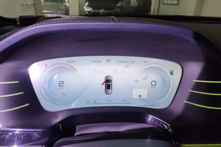 Used BYD Tang New Energy 2022 EV 635 km All-Wheel-Drive Flagship Model Instrument Cluster