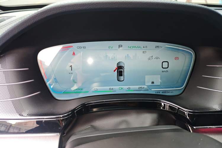 Used BYD Tang New Energy 2022 DM-p 215KM Four-Wheel Drive Flagship Model Odometer Close Up