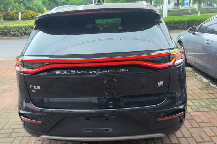 Used BYD Tang New Energy 2022 EV 730KM Luxury Model Rear