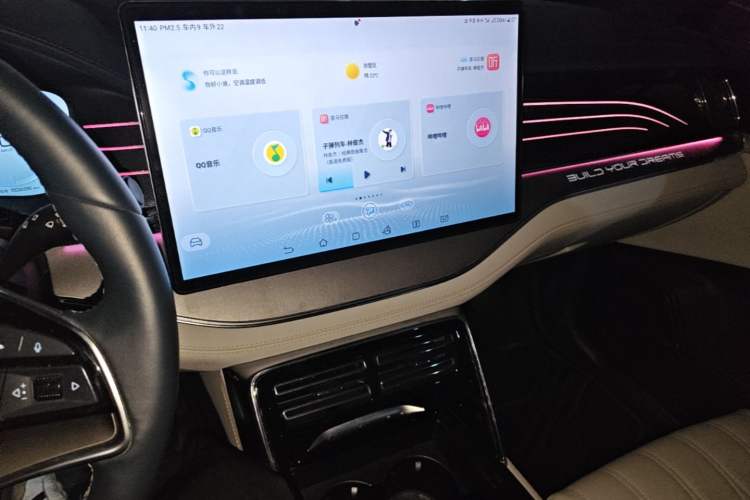 Used BYD Tang New Energy 2022 DM-p 215KM Four-Wheel Drive Flagship Model Audio And AC Panel