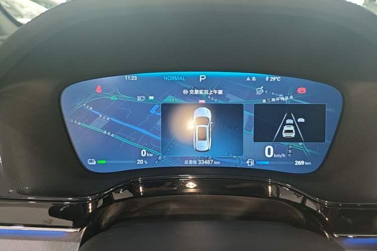 Used BYD Tang New Energy 2022 DM-p 215KM Four-Wheel Drive Flagship Model Instrument Cluster