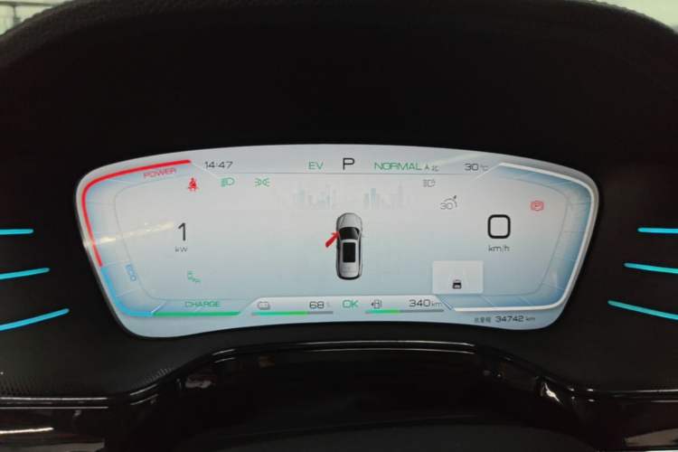 Used BYD Tang New Energy 2022 DM-p 215KM Four-Wheel Drive Flagship Model Instrument Cluster