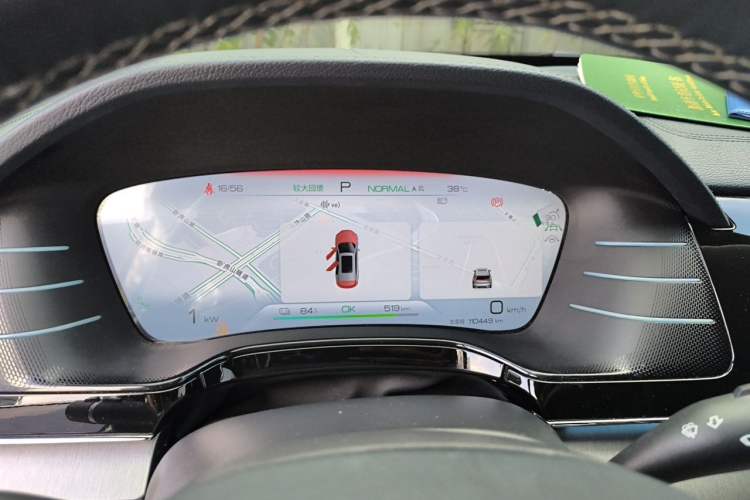 Used BYD Tang New Energy 2022 EV 635 km All-Wheel-Drive Flagship Model Instrument Cluster