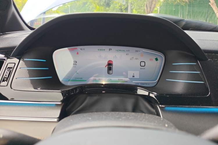 Used BYD Tang New Energy 2022 EV 635 km All-Wheel-Drive Flagship Model Instrument Cluster