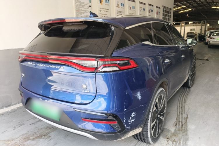Used BYD Tang New Energy 2022 EV 635 km All-Wheel-Drive Flagship Model Rear Right 45 Deg