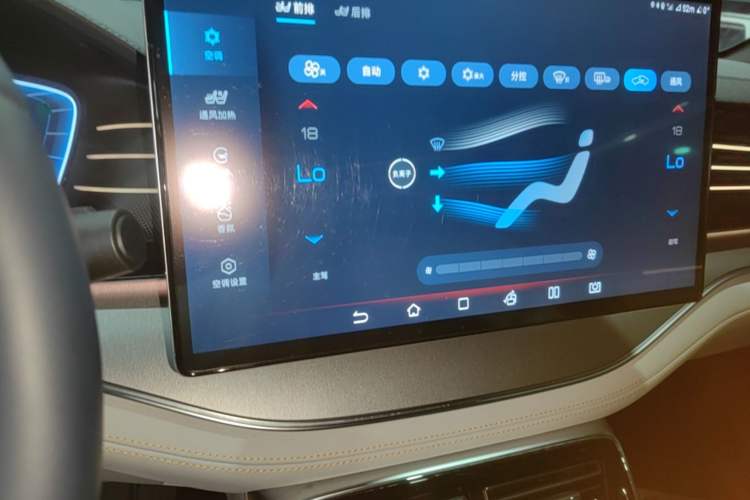 Used BYD Tang New Energy 2022 DM-p 215KM Four-Wheel Drive Flagship Model Audio And AC Panel