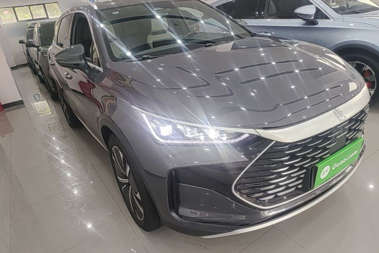 Used BYD Tang New Energy 2022 DM-p 215KM Four-Wheel Drive Flagship Model Front Right 45 Deg