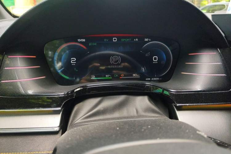 Used BYD Tang New Energy 2022 DM-p 215KM Four-Wheel Drive Flagship Model Instrument Cluster