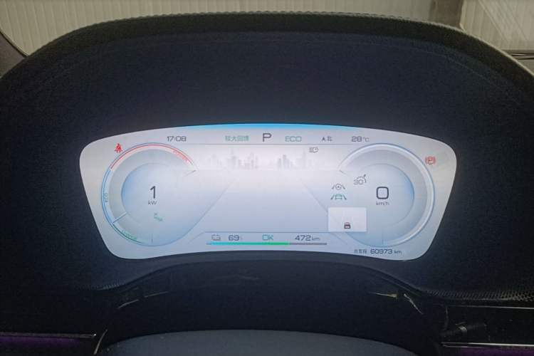 Used BYD Tang New Energy 2022 EV 730KM Luxury Model Instrument Cluster