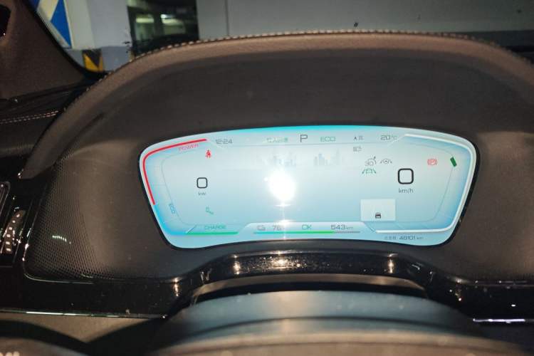 Used BYD Tang New Energy 2022 EV 730KM Luxury Model Instrument Cluster