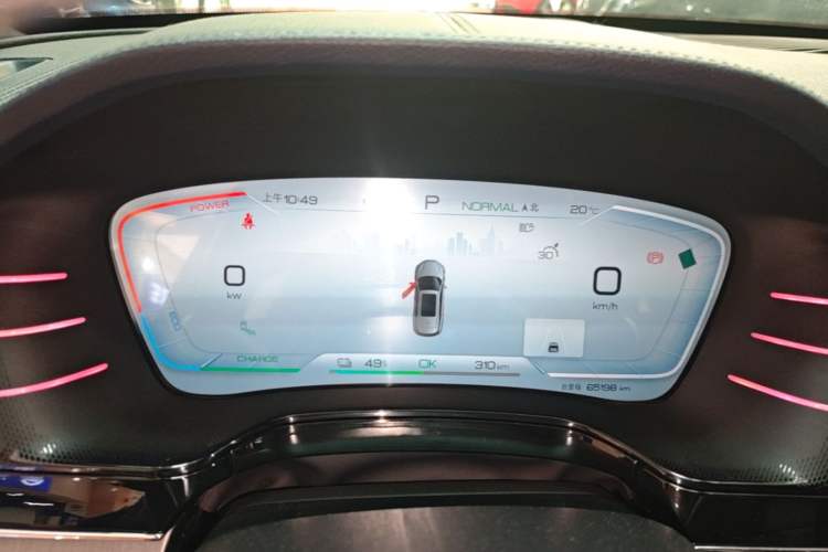 Used BYD Tang New Energy 2022 EV 635 km All-Wheel-Drive Flagship Model Instrument Cluster