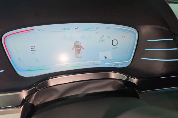 Used BYD Tang New Energy 2022 EV 635 km All-Wheel-Drive Flagship Model Instrument Cluster