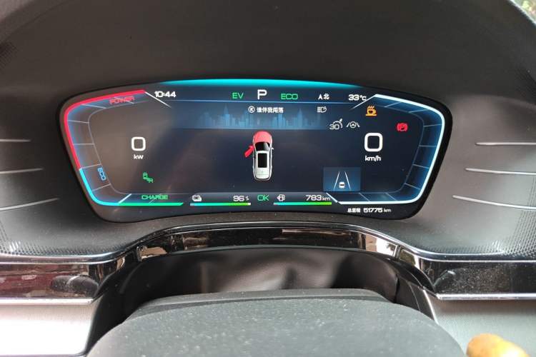 Used BYD Tang New Energy 2022 DM-p 215KM Four-Wheel Drive Flagship Model Instrument Cluster