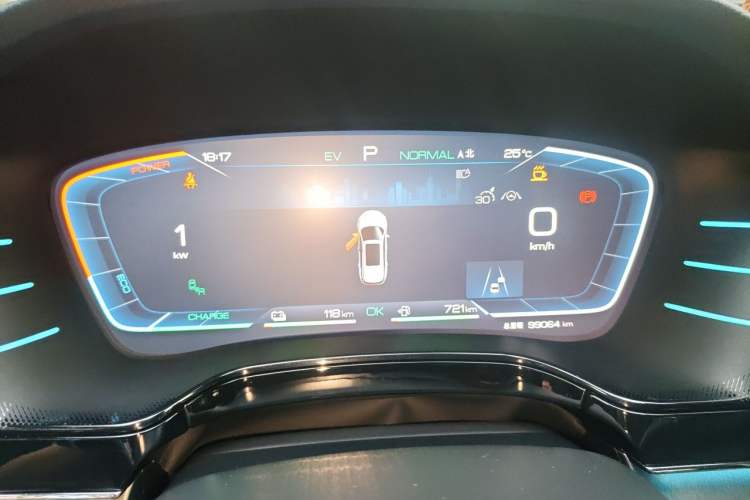 Used BYD Tang New Energy 2022 DM-p 215KM Four-Wheel Drive Flagship Model Instrument Cluster