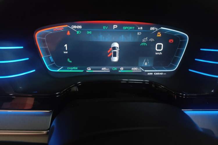 Used BYD Tang New Energy 2022 DM-p 215KM Four-Wheel Drive Flagship Model Instrument Cluster