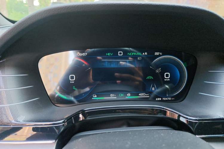 Used BYD Tang New Energy 2022 DM-p 215KM Four-Wheel Drive Flagship Model Instrument Cluster