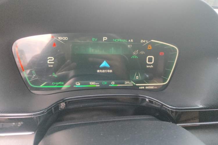 Used BYD Tang New Energy 2022 DM-i 252km Luxury Model Instrument Cluster