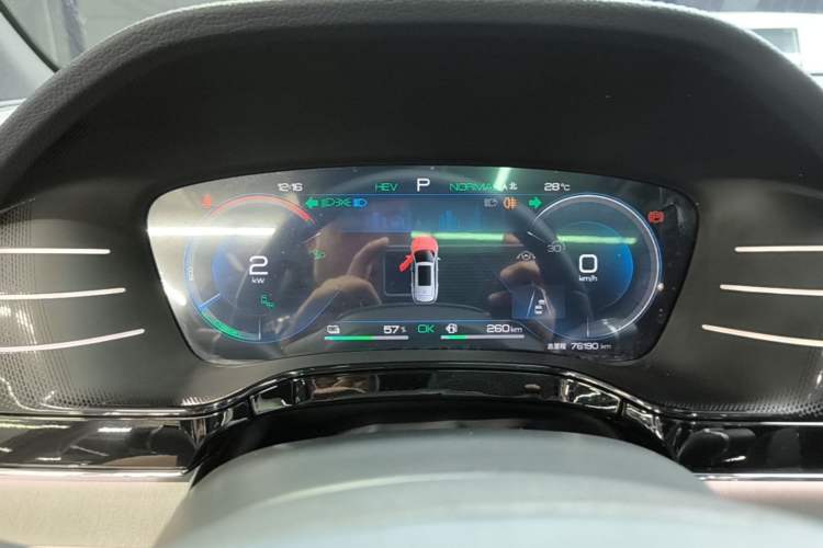 Used BYD Tang New Energy 2022 DM-p 215KM Four-Wheel Drive Flagship Model Instrument Cluster