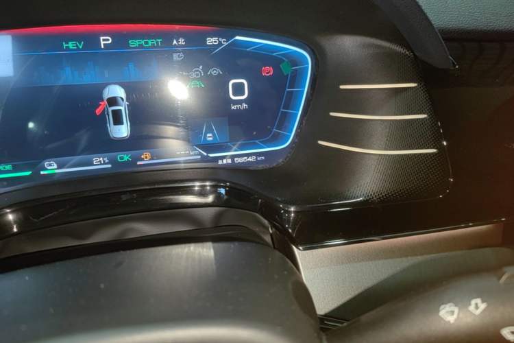 Used BYD Tang New Energy 2022 DM-p 215KM Four-Wheel Drive Flagship Model Instrument Cluster