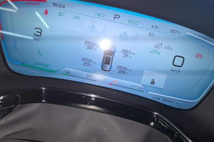 Used BYD Tang New Energy 2022 DM-p 215KM Four-Wheel Drive Flagship Model Instrument Cluster