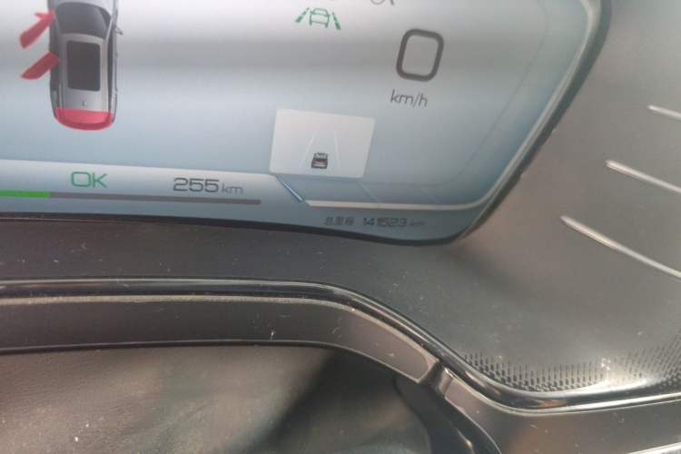 Used BYD Tang New Energy 2022 EV 635 km All-Wheel-Drive Flagship Model Odometer Close Up
