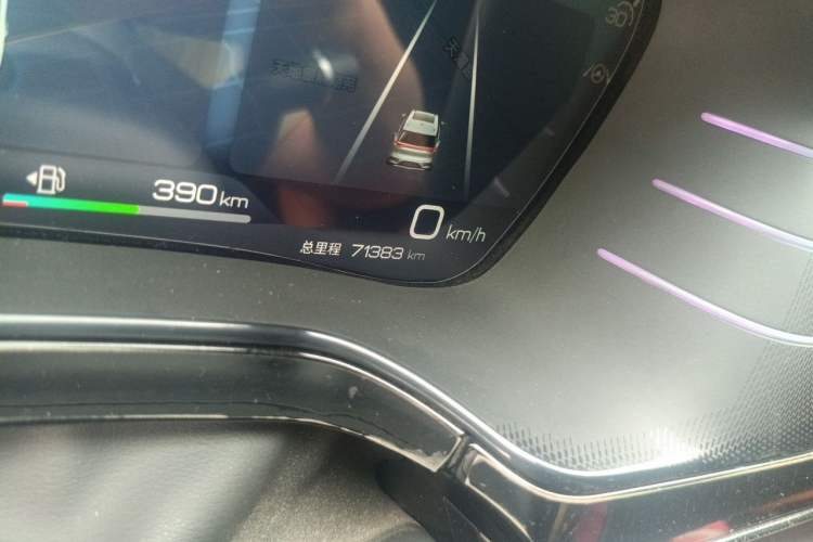 Used BYD Tang New Energy 2022 DM-p 215KM Four-Wheel Drive Flagship Model Odometer Close Up