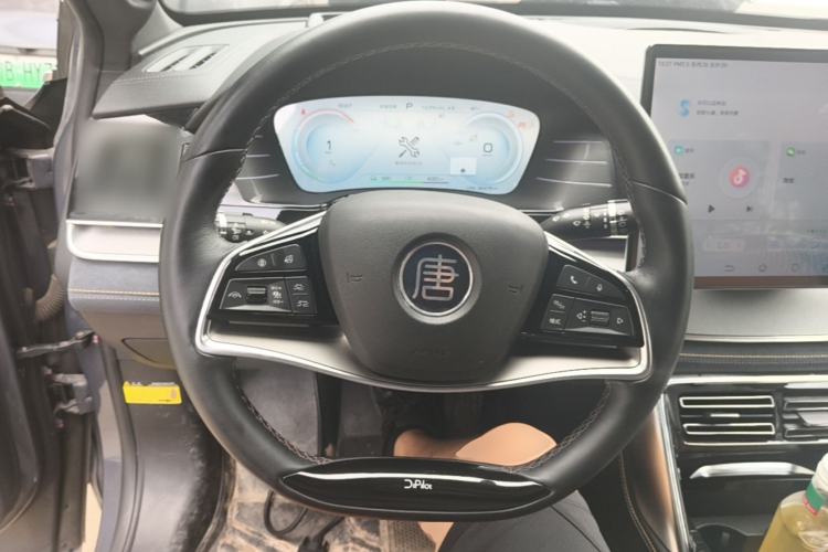 Used BYD Tang New Energy 2022 EV 635 km All-Wheel-Drive Flagship Model Steering Wheel