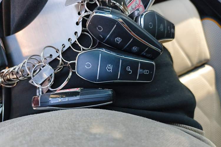 Used BYD Tang New Energy 2022 EV 635 km All-Wheel-Drive Flagship Model Vehicle Key