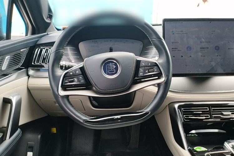Used BYD Tang New Energy 2022 EV 635 km All-Wheel-Drive Flagship Model Steering Wheel