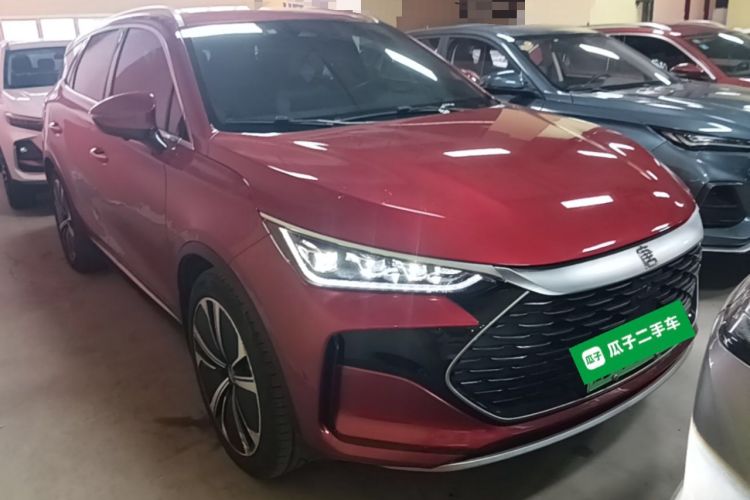 Used BYD Tang New Energy 2022 DM-p 215KM Four-Wheel Drive Flagship Model Front Right 45 Deg