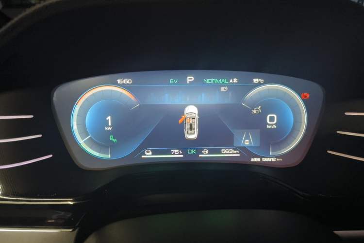Used BYD Tang New Energy 2022 DM-p 215KM Four-Wheel Drive Flagship Model Instrument Cluster