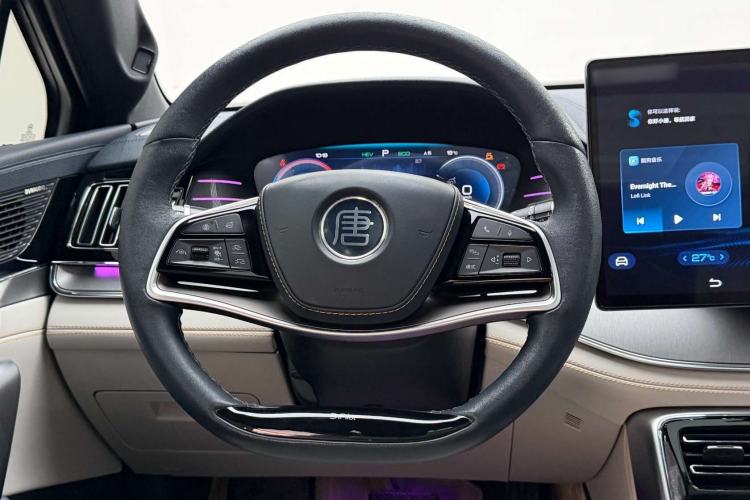 Used BYD Tang New Energy 2022 DM-p 215KM Four-Wheel Drive Flagship Model Steering Wheel