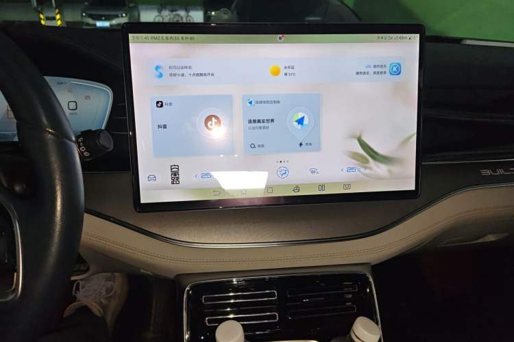 Used BYD Tang New Energy 2022 DM-p 215KM Four-Wheel Drive Flagship Model Audio And AC Panel
