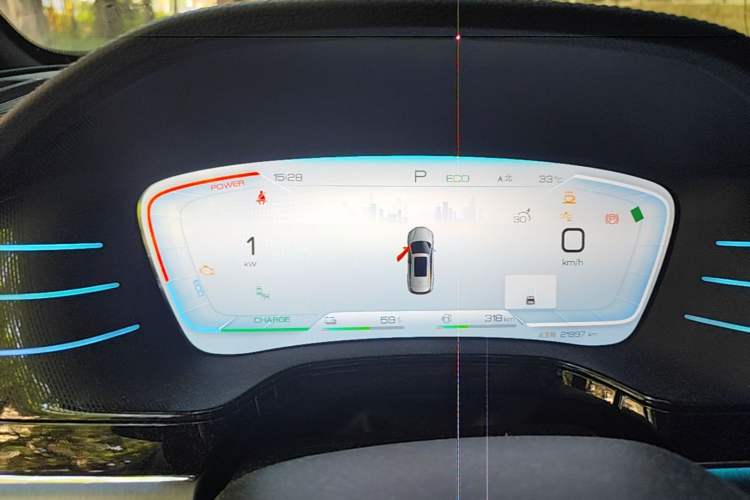 Used BYD Tang New Energy 2022 DM-p 215KM Four-Wheel Drive Flagship Model Instrument Cluster