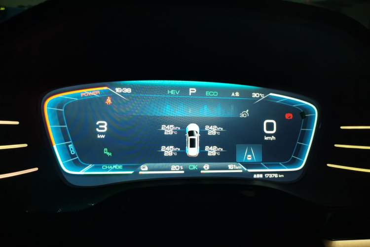 Used BYD Tang New Energy 2022 DM-p 215KM Four-Wheel Drive Flagship Model Instrument Cluster