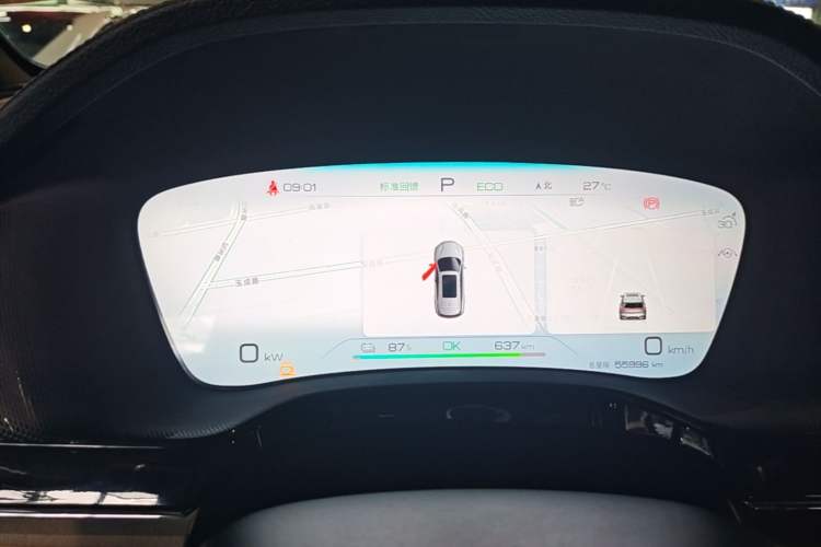 Used BYD Tang New Energy 2022 EV 730KM Luxury Model Instrument Cluster