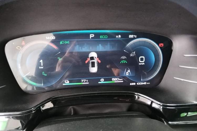 Used BYD Tang New Energy 2022 DM-p 215KM Four-Wheel Drive Flagship Model Instrument Cluster