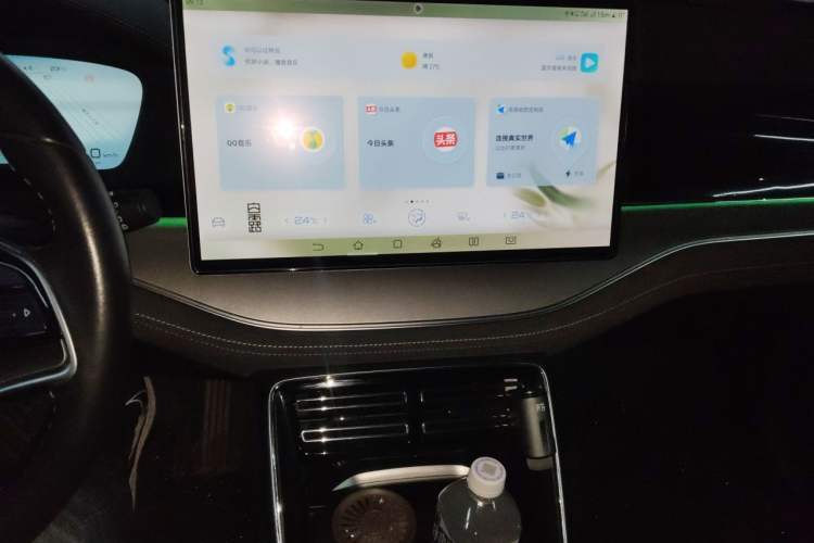 Used BYD Tang New Energy 2023 DM-i Champion Edition 112KM Prestige Model Audio And AC Panel