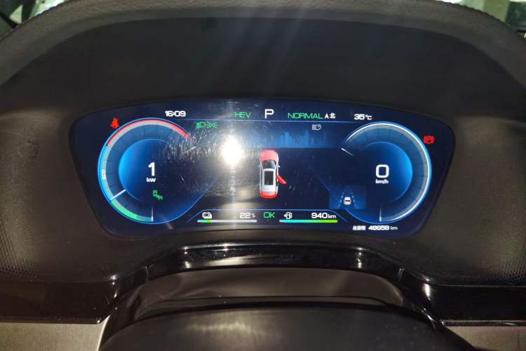 Used BYD Tang New Energy 2023 DM-i Champion Edition 112KM Prestige Model Instrument Cluster