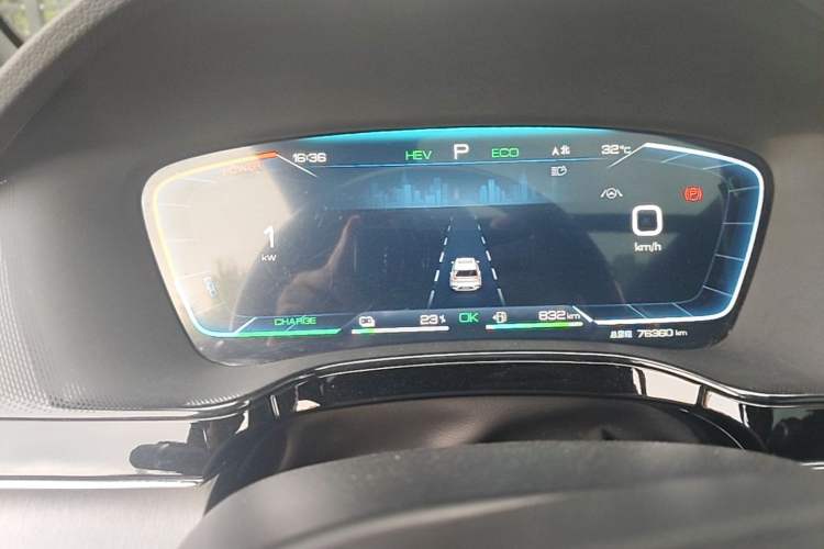 Used BYD Tang New Energy 2023 DM-i Champion Edition 112KM Prestige Model Instrument Cluster