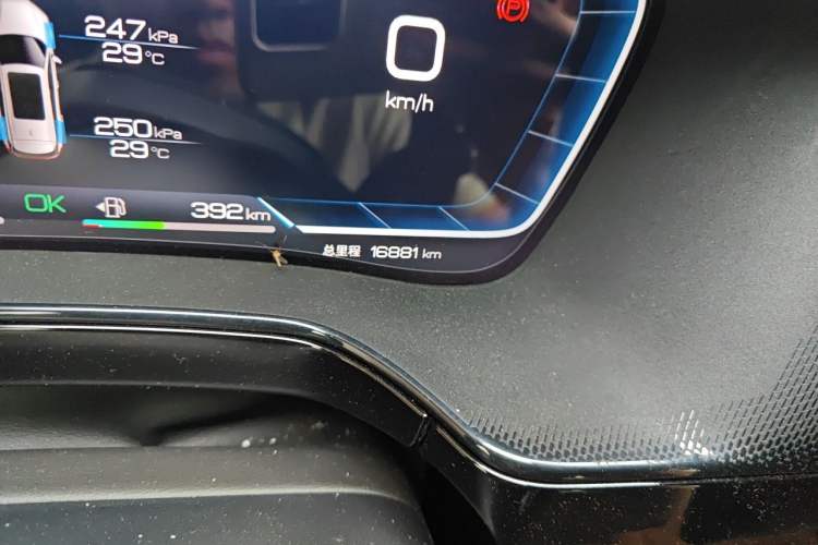 Used BYD Tang New Energy 2023 DM-i Champion Edition 112KM Prestige Model Odometer Close Up